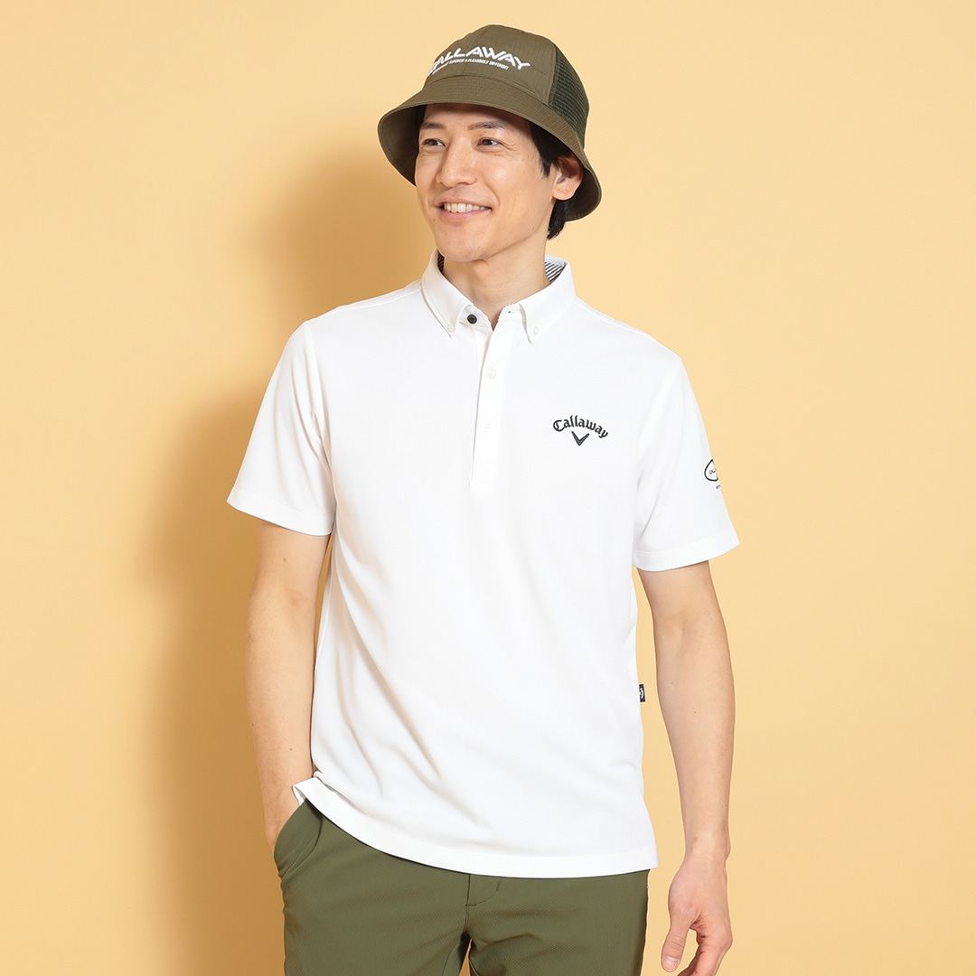 日本代购25春款Callaway卡拉威高尔夫服装男士酷炫凉爽短袖POLO衫