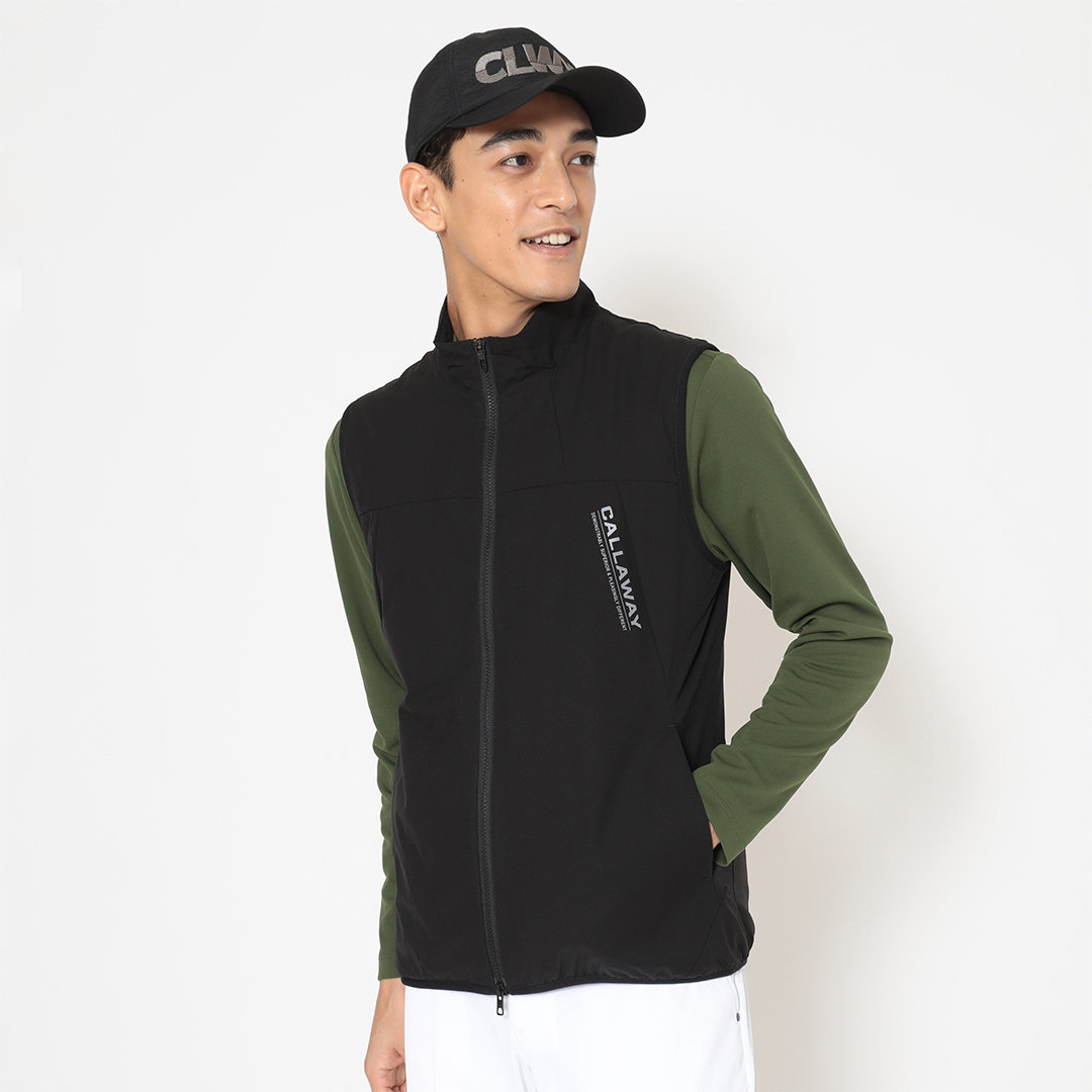25秋冬Callway/卡拉威高尔夫服装新款男士保暖弹力全拉链轻盈背心