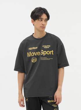 日本25年春夏款movesport男士高尔夫服装四面弹力吸湿排汗短袖T恤