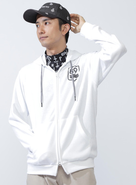 日本25年秋冬款PEARLY GATES男士高尔夫服装吸湿速干舒适长袖卫衣