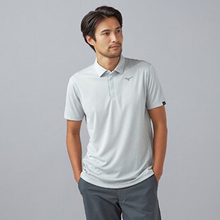 日本26春夏款美津浓男士高尔夫服装轻量弹力精致经典时尚修身短袖