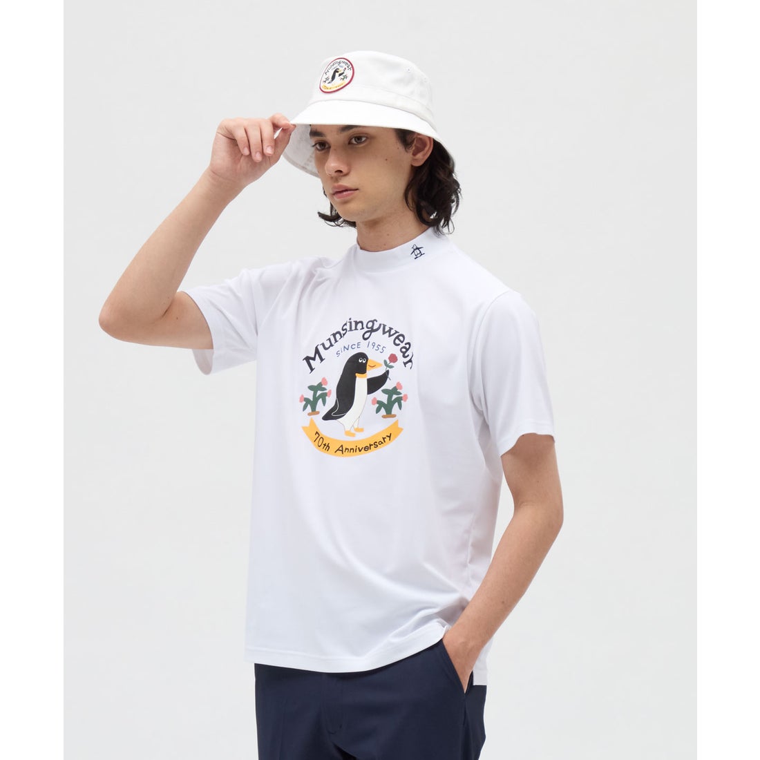 日本25秋冬款万星威Munsingwear高尔夫服装吸汗速干防晒短袖上衣