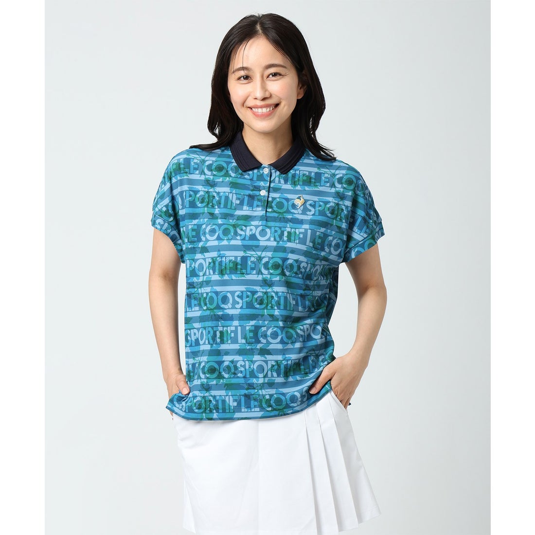 日本26春夏款Le Coq公鸡乐卡克高尔夫服装宽松时尚经典短袖POLO衫