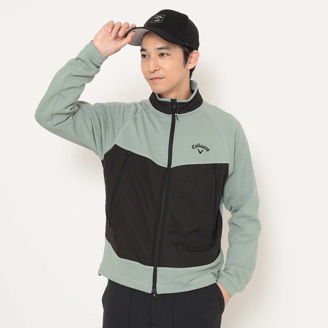 日本25秋冬卡拉威Callaway高尔夫球男士长袖加绒夹克卫衣保暖外套