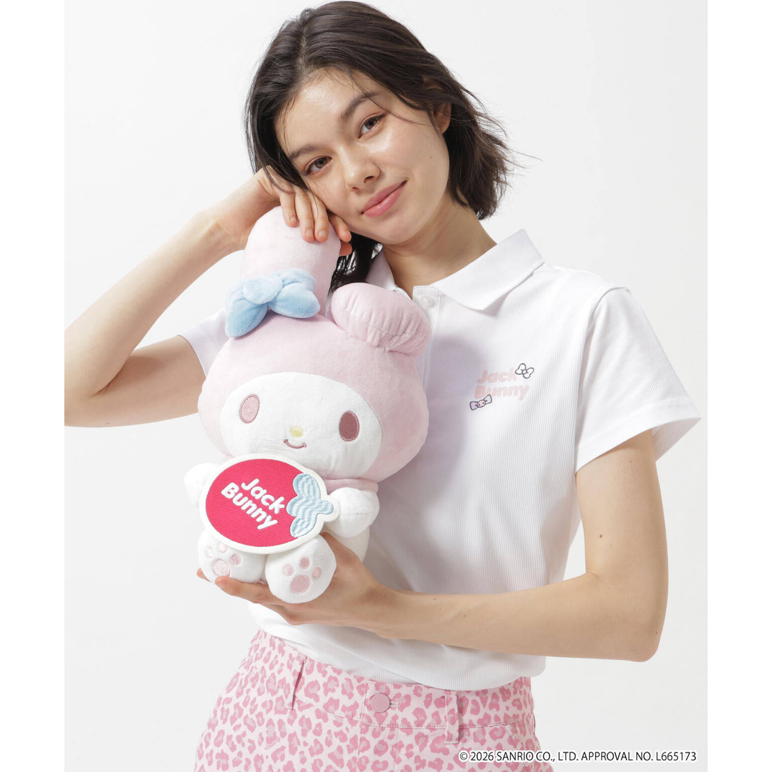 日本26春夏JACK BUNNY女士高尔夫时尚精致配件吸汗吸湿排汗杆头套