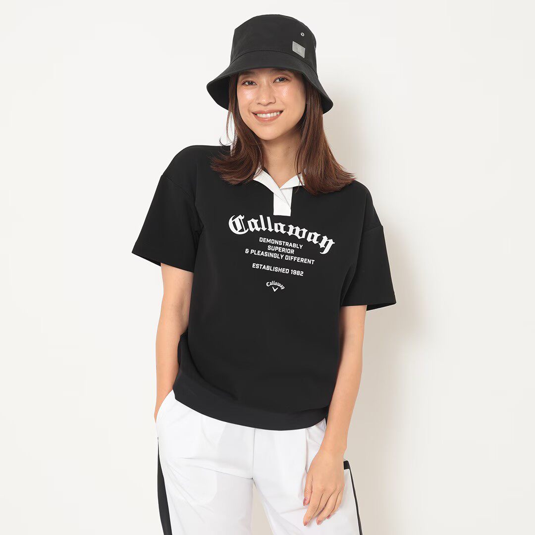日本2025秋季卡拉威Callaway高尔夫球服女装半袖运动衫卫衣新品