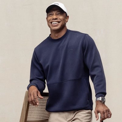 正品代购sundayred老虎伍兹高尔夫球运动男士长袖抓绒夹克慢跑裤