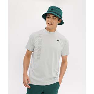 日本26春夏Le Coq公鸡乐卡克男士高尔夫精致条纹经典印花时尚短袖