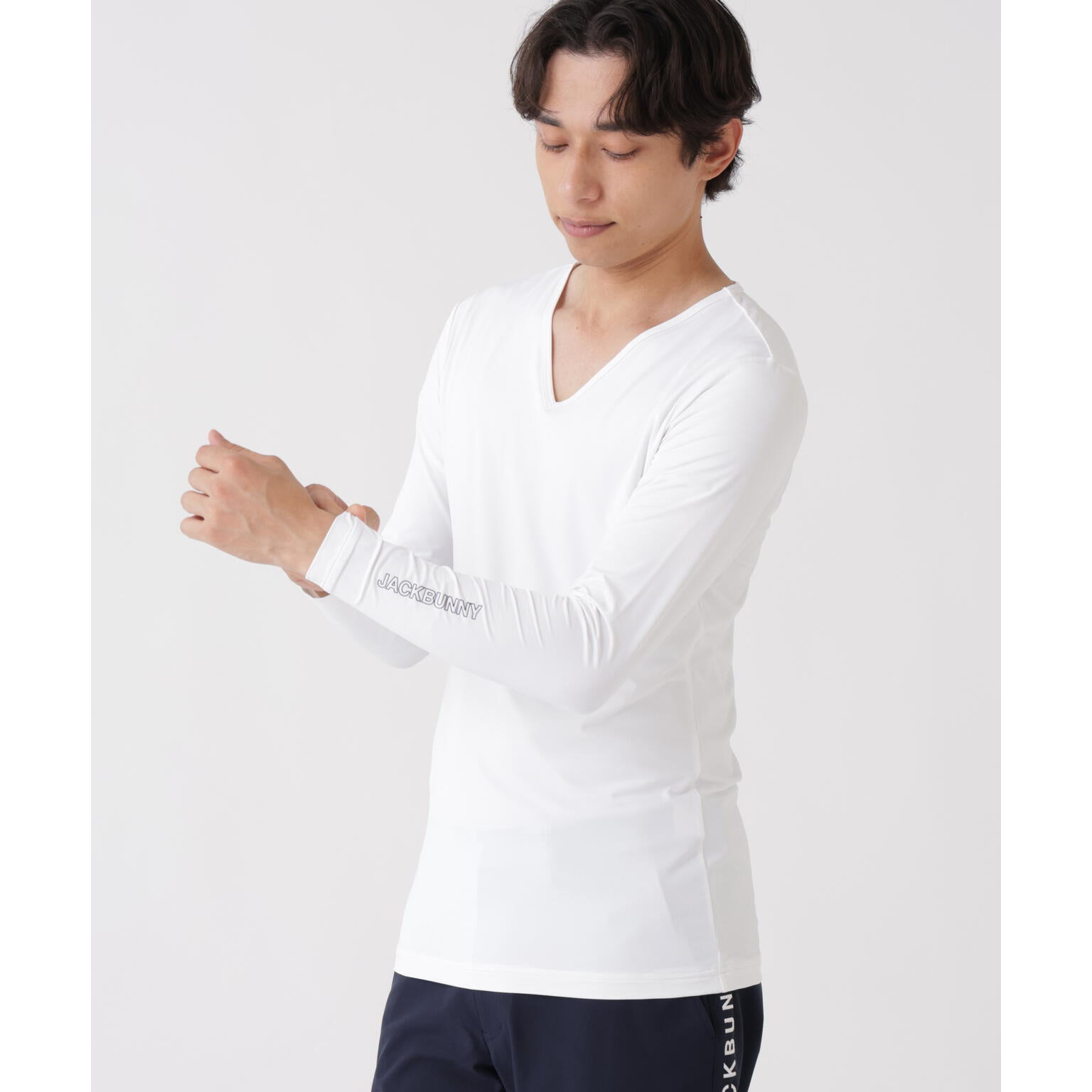 日本26春夏JACK BUNNY男士高尔夫服装经典修身舒适吸汗弹力POLO衫