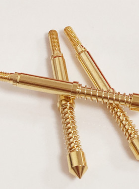 15A大电流针探针测试弹簧针420*4820E圆锥头螺纹针弹簧顶针