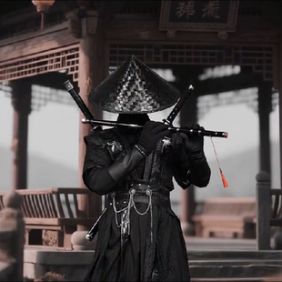 墨燃cos服古装修身周晖萧策安长庚顾昀黑水贺玄cosplay套装收腰