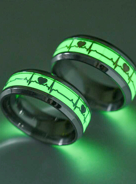 速发Fashio St el teel Lumious Figer Rig  Wo SG