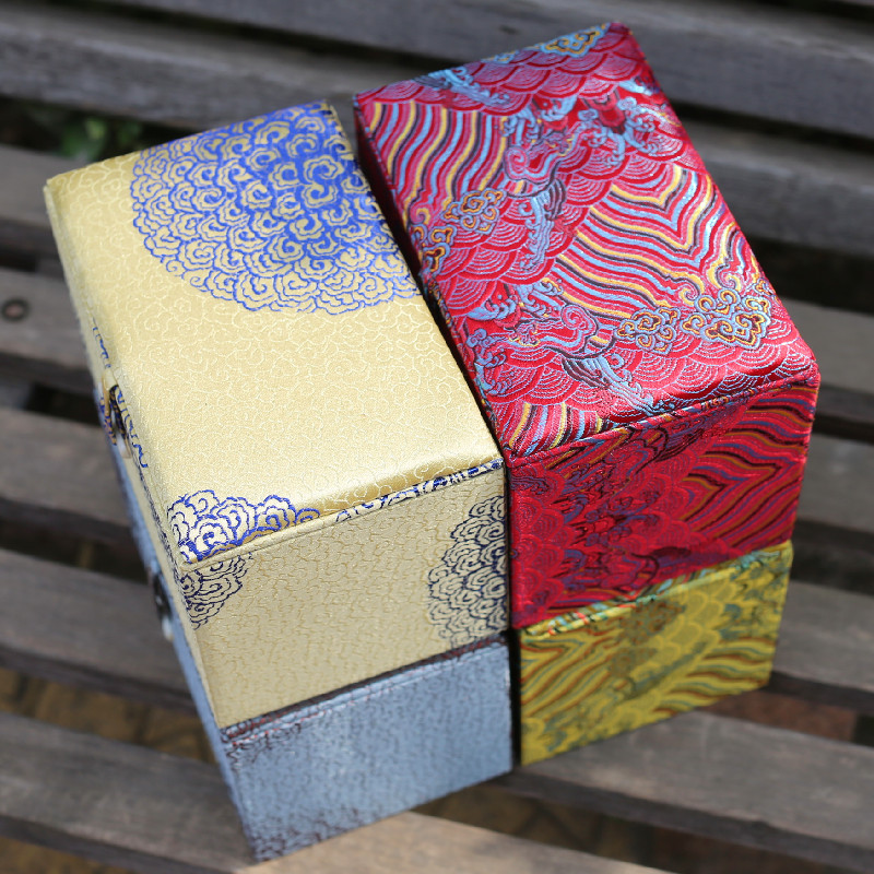 速发内15.m**c首锦盒大把件包装5饰盒子中式长方形工艺品礼品包装