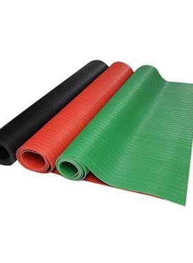 速发高压绝缘垫胶橡胶板10电v黑红绿色配kJ室K防P滑条纹耐油耐磨