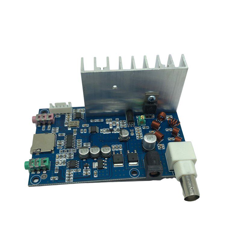 速发5W-7w FM发射器广播电台P立体声数字频率KITS + LCD数字显示