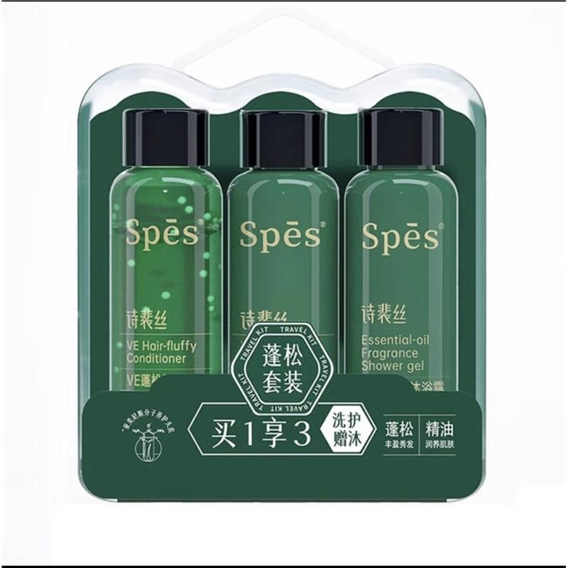 速发素pes洗护旅行装蓬松+蓬松护发s+精油香氛50*
