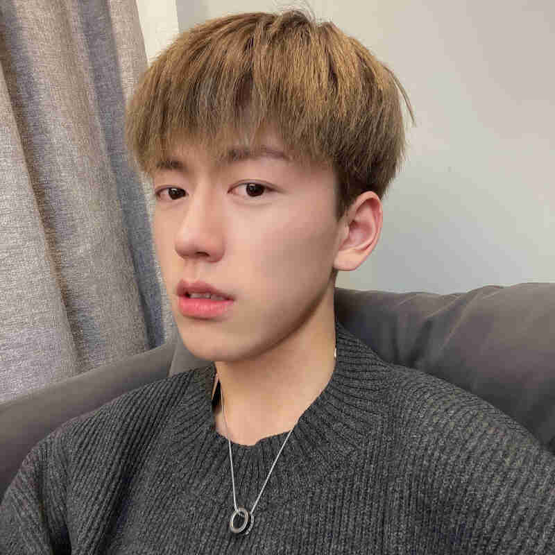高端男碎盖头发型日n系短发直帅气自然齐刘海蓬松头气透套浅棕奢