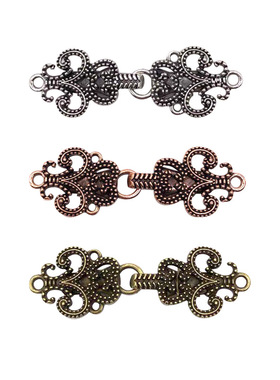 无需缝新款对扣亚马逊热卖毛衣夹丝巾夹披风扣衣领子母扣胸针复古