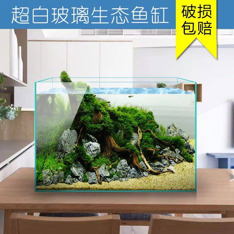 水族箱小型桌面客厅草缸超白玻璃