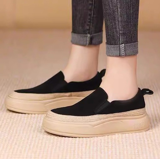 2020秋新款英伦乐福鞋女真皮豹纹鞋女厚