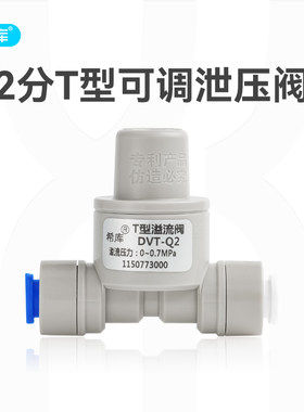 自动泄压阀溢流阀接头净水器配件 2分可调逆止阀RO机器单向泄压阀