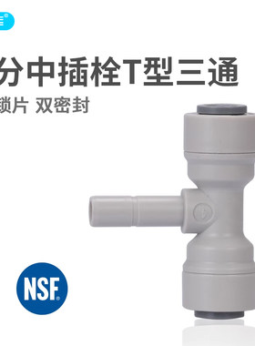 中荷快接2分正T型插杆
