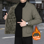 棉服 大码 男士 加绒加厚内胆棉衣男秋冬立领内搭保暖小棉袄外套时尚