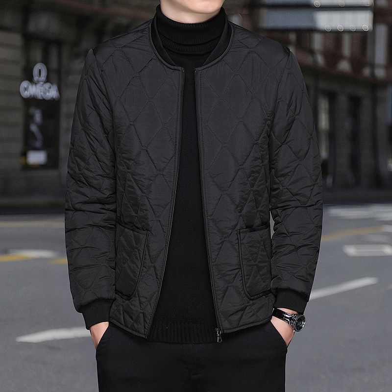 男士加厚保暖棉衣爸爸装棉服外套