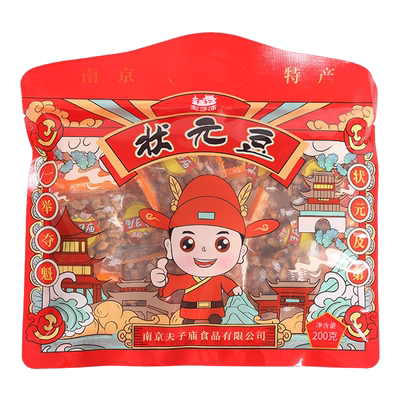 南京特产夫子庙状元零食五香豆