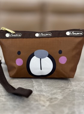 布布家新款手拿包时尚印花化妆包3627附送手绳尺寸18/5/9.5