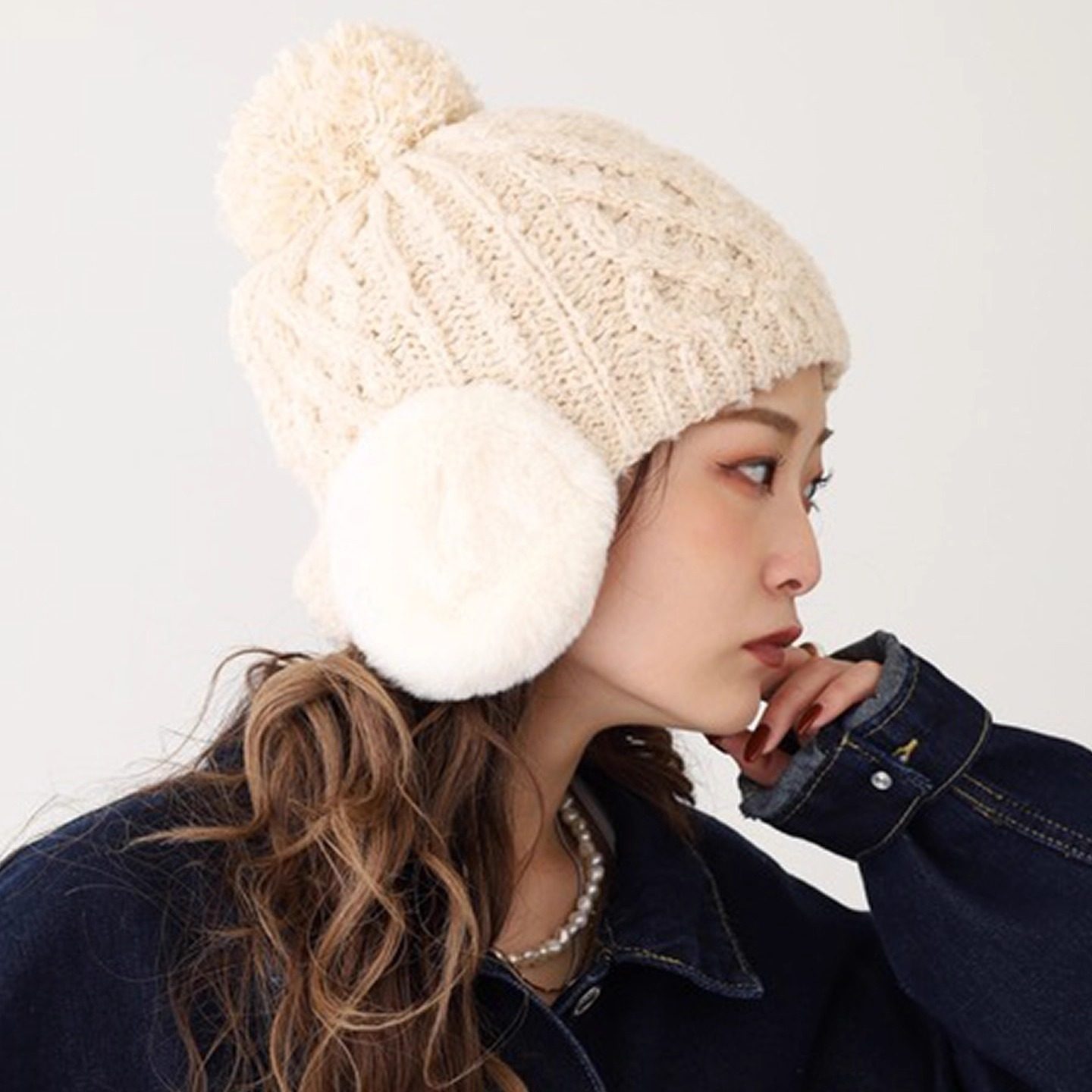 出口日本秋冬季毛线帽子女时尚逛街保暖护耳帽加绒加厚出游滑雪帽,服饰配件/皮带/帽子/围巾,帽子,淘宝优惠券,粉丝福利购,淘宝优惠卷