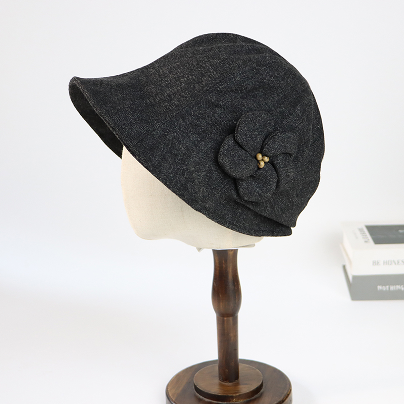 渔夫帽逛街日系女秋冬简约保暖