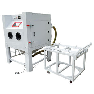 Dry Sandblasting Machine Manual Turntable Sand Blaster