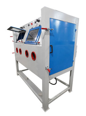 Multistation Sandblasting Machine Large Bead Blaster Cabinet