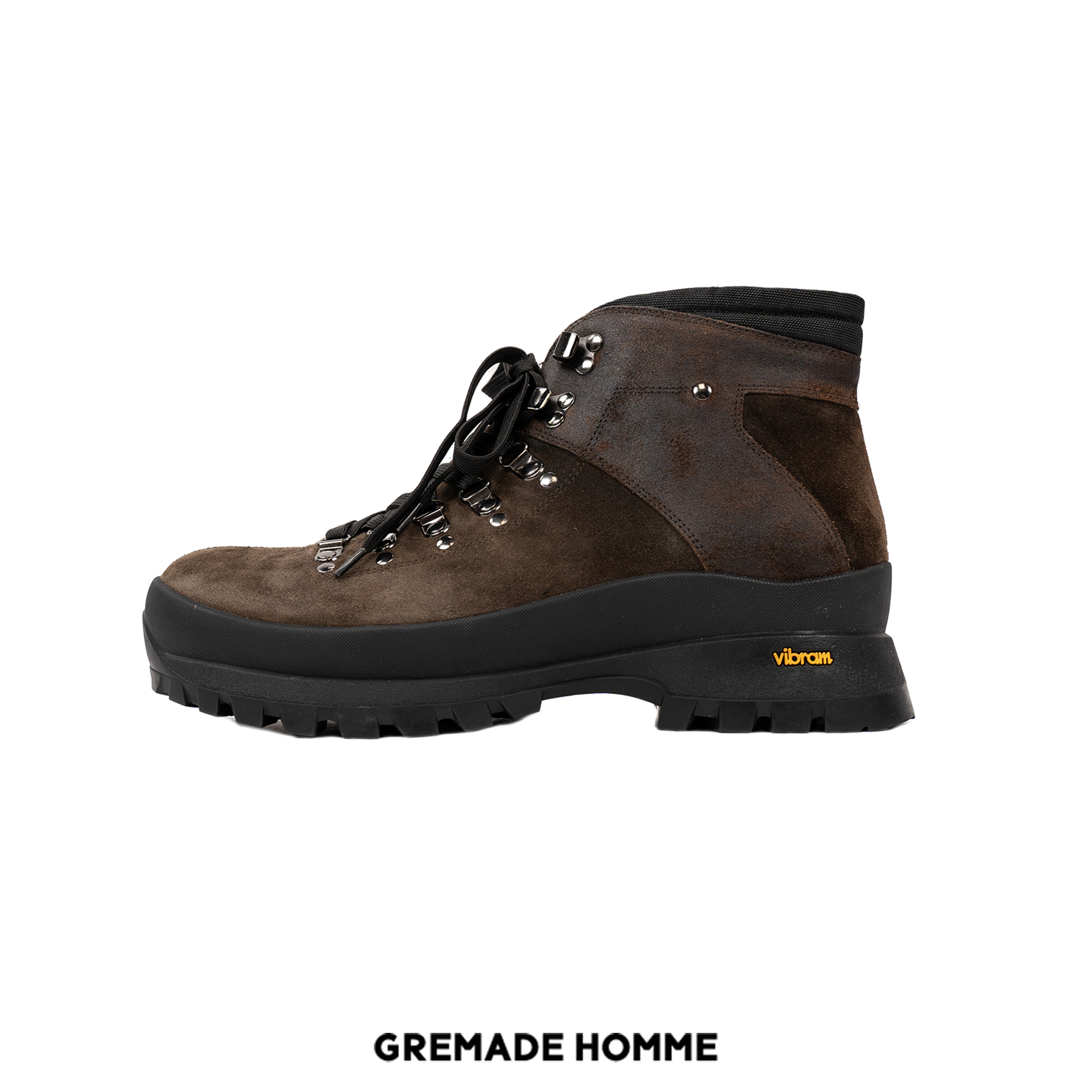 意大利VIRBAM反绒牛皮户外高帮靴