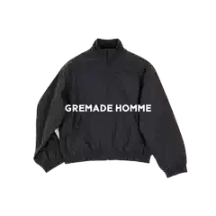 Gremade Toray Double-Layer Nylon Textured Waterproof Loose-Fitting Zip-Up Stand Collar Coach Jacket