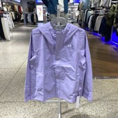 新款 UA安德玛简约LOGO防风宽松连帽女运动休闲梭织夹克外套 正品