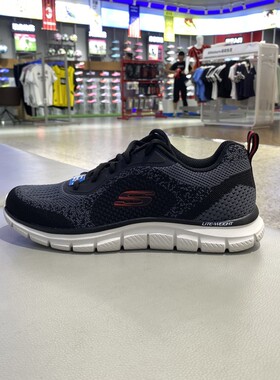 正品Skechers斯凯奇撞色LOGO透气轻便舒适百搭男运动休闲鞋232699