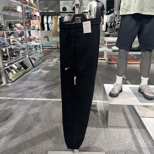 正品NIKE耐克经典LOGO束脚百搭训练男运动休闲针织长裤CK6366-010
