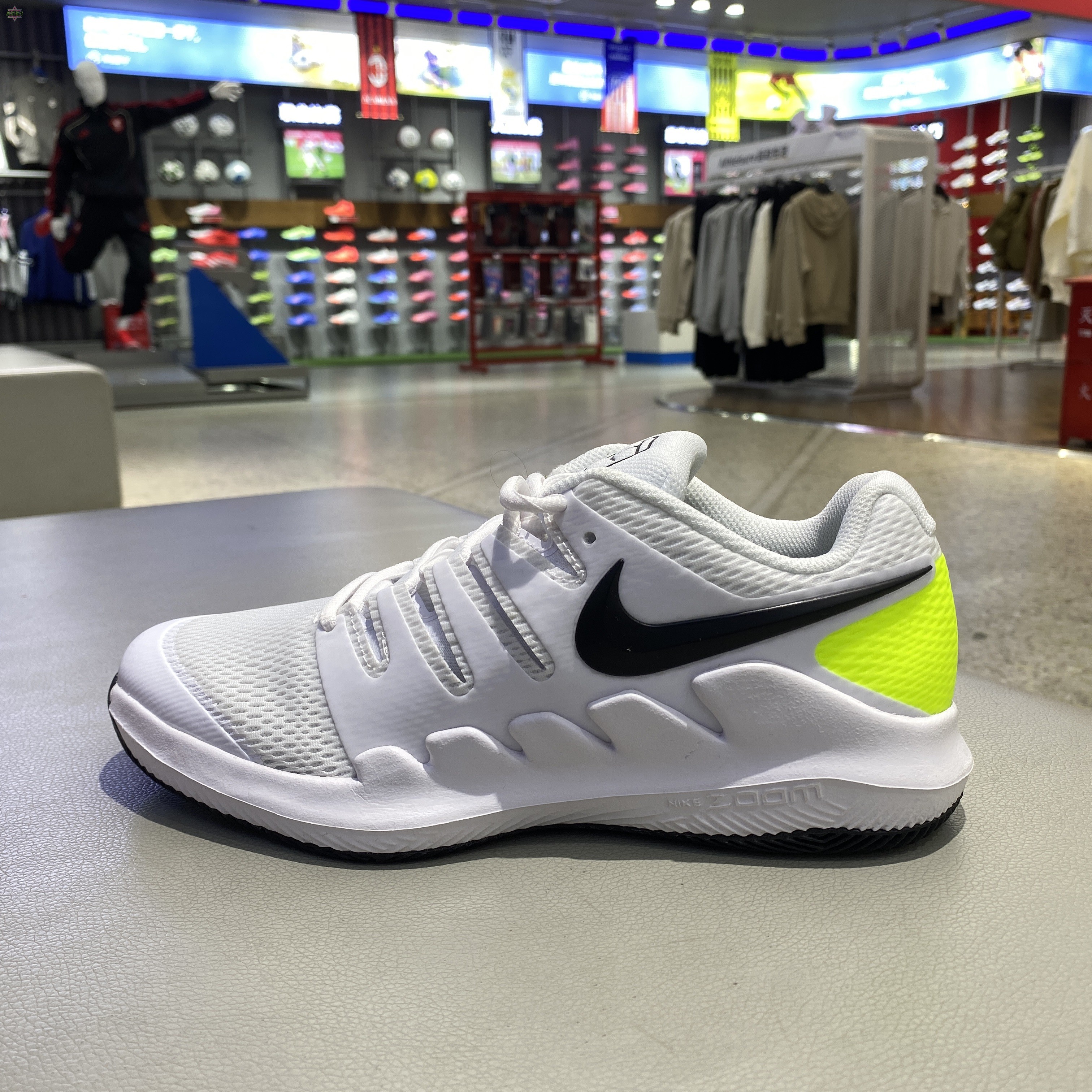 新款正品NIKE耐克男女大童舒适透气缓震运动休闲网球鞋AR8851-009图片
