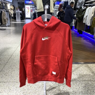 耐克新年连帽男针织卫衣套头衫