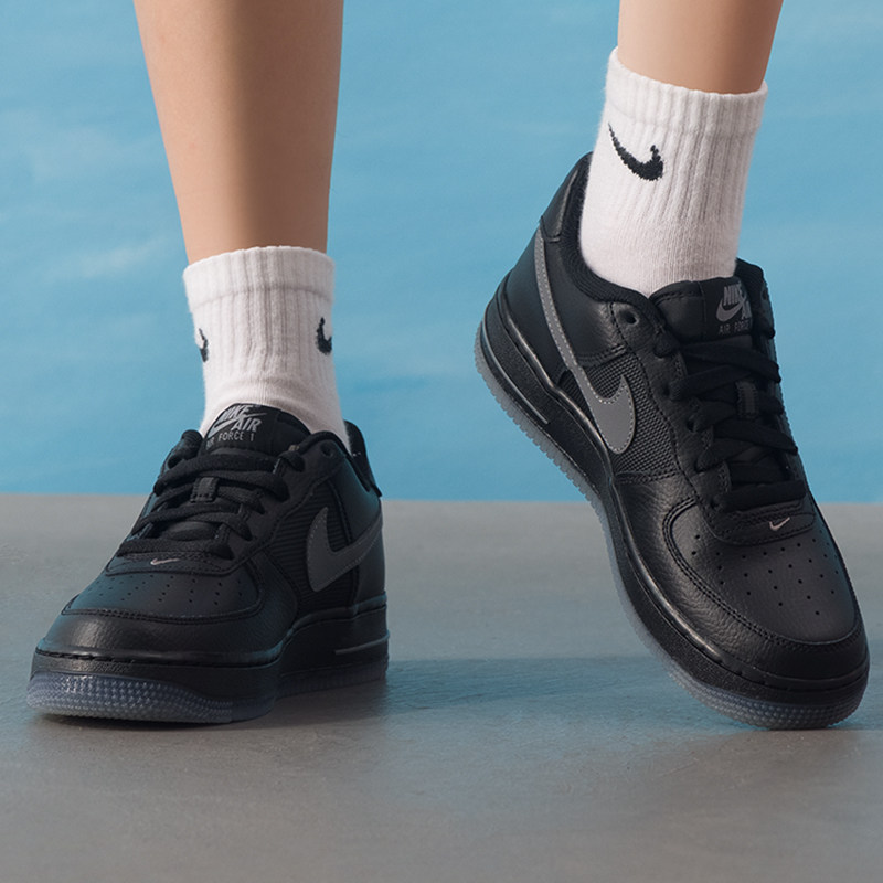 正品耐克空军一号大童休闲板鞋