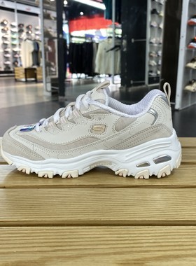 正品Skechers斯凯奇厚底增高百搭女低帮运动老爹鞋休闲鞋11936