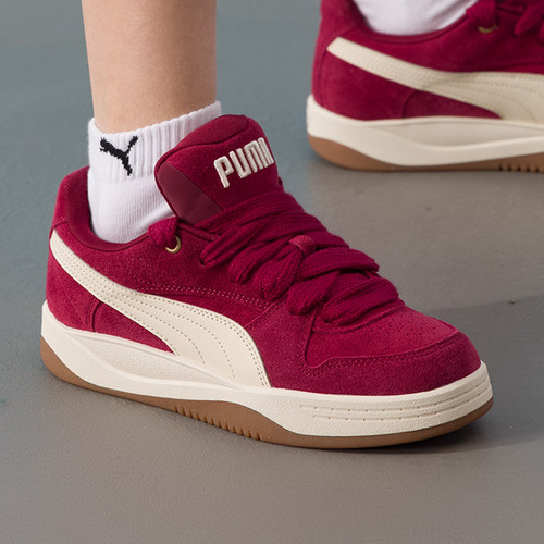 新款正品PUMA彪马新年女刺绣LOGO舒适低帮运动休闲板鞋402510-02