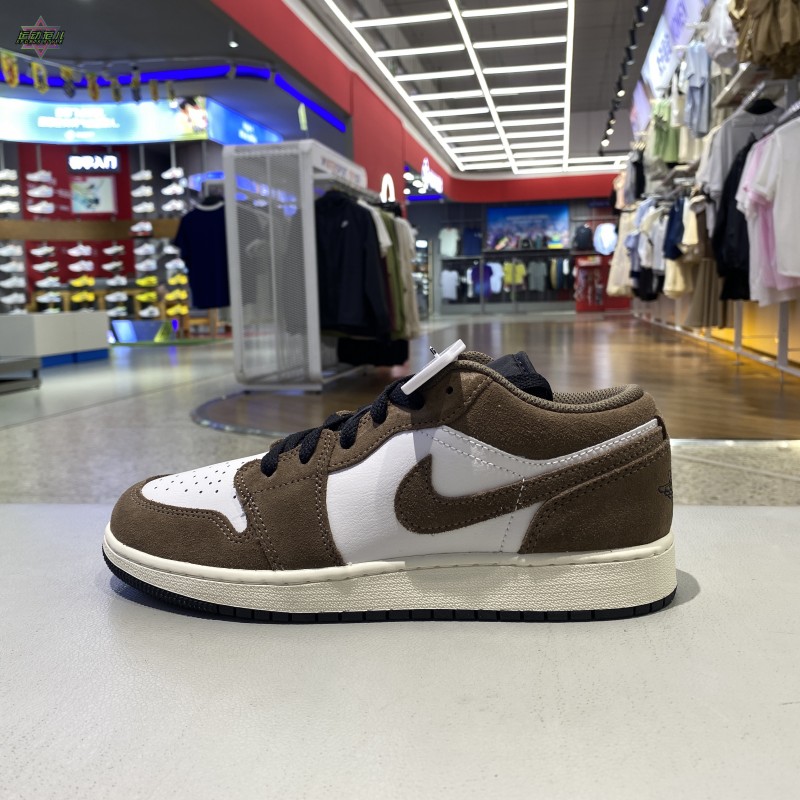 新款正品NIKE耐克AJ1男女童低帮运动休闲板鞋篮球鞋553560-502