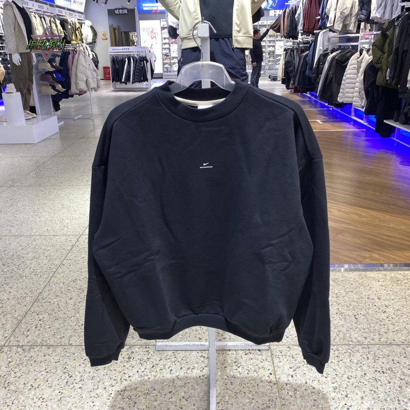 新款正品Nike耐克保暖抓绒圆领男运动休闲卫衣套头衫IM5902-010