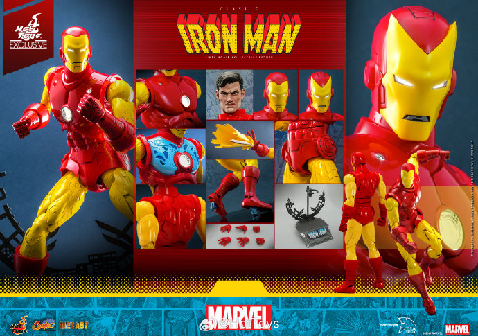 HOTTOYS钢铁侠1/6经典钢铁侠