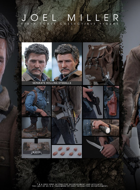 预定定金 HOTTOYS HT 1/6 TMS160 最后生还者 乔尔 米勒 可动人偶