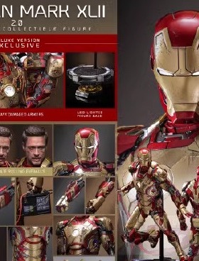 HOTTOYS HT 1/6 钢铁侠3 钢铁侠Mark42 MK42 2.0 先行接单