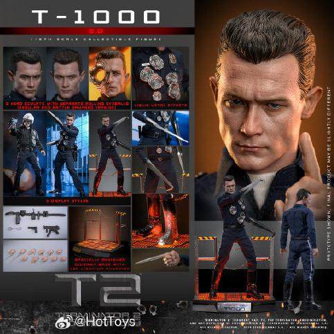 T1000可动兵人HOTTOYS终结者2